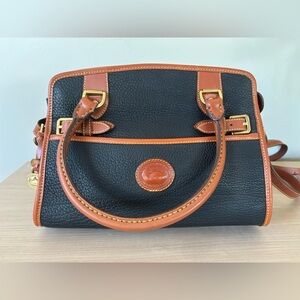 Vintage Dooney & Bourke Purse (Black Pebbled Leather)